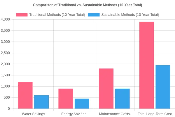 Cost Saving Comparison Chart