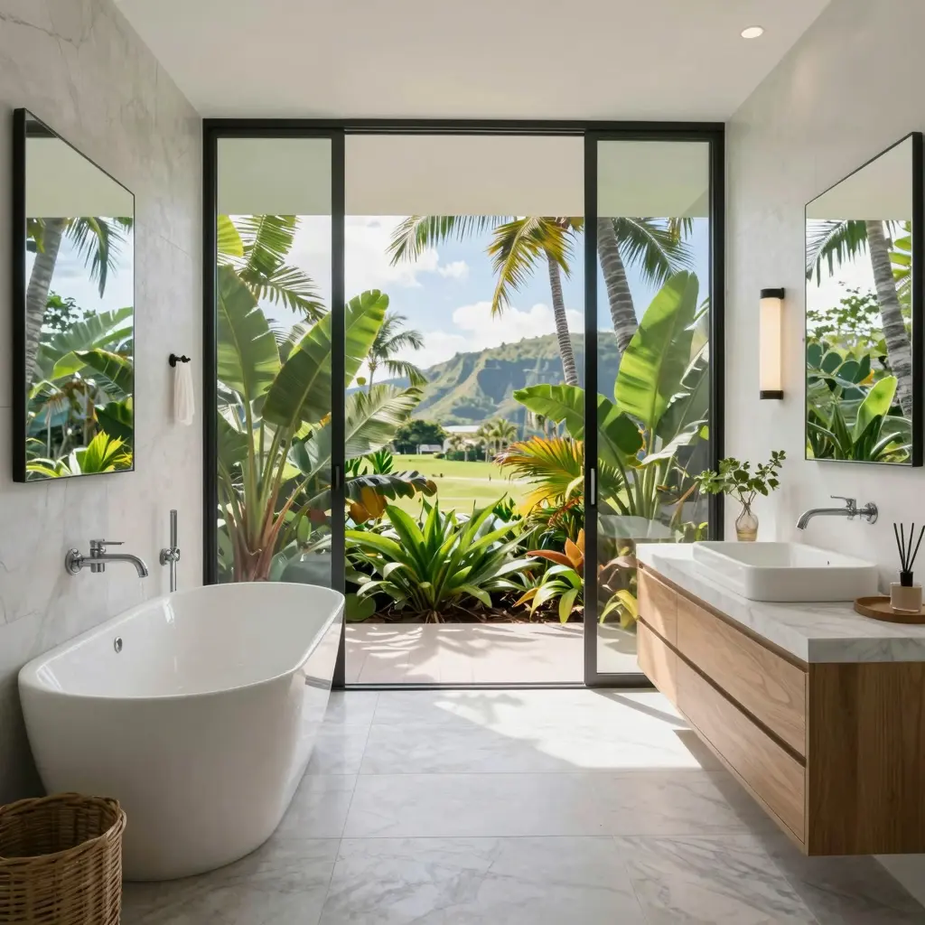 Modern Bathroom Remodel in Honolulu