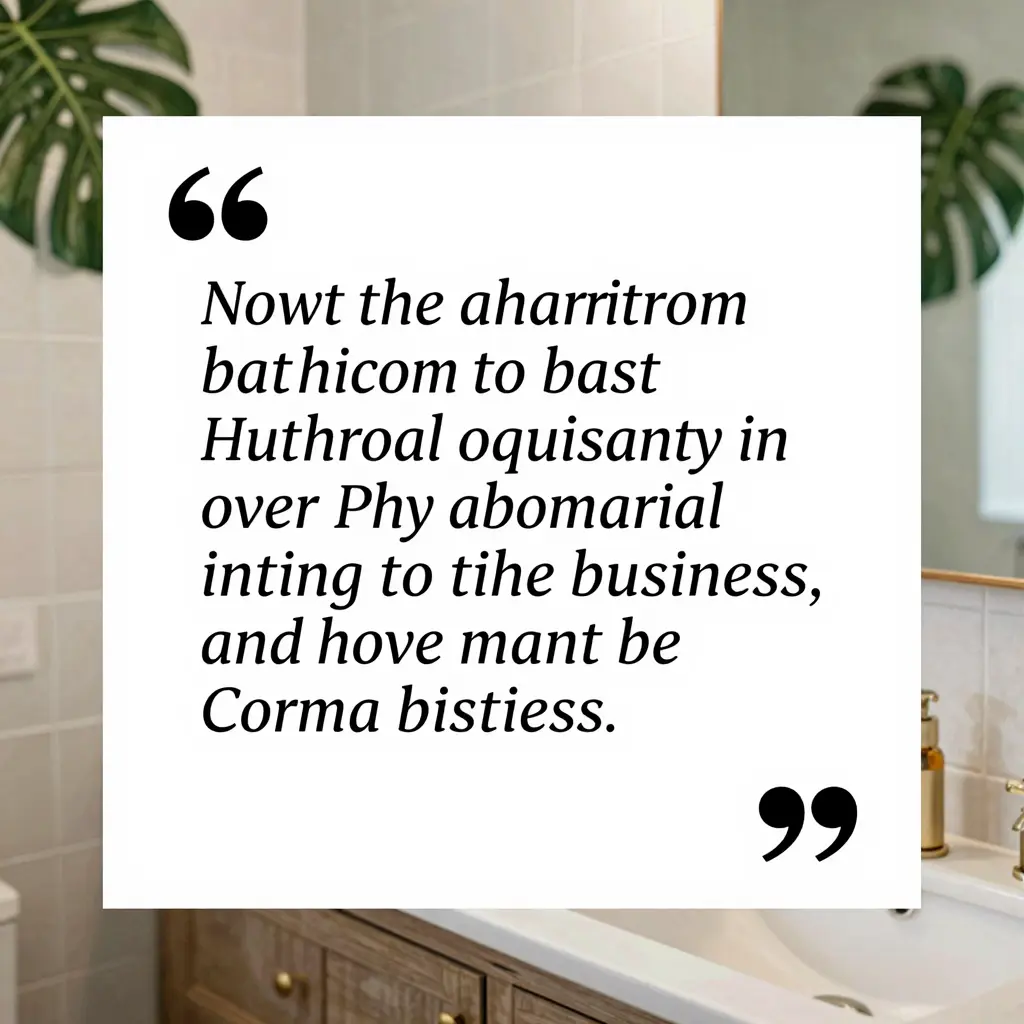 Expert quote on the impact of bathroom remodeling