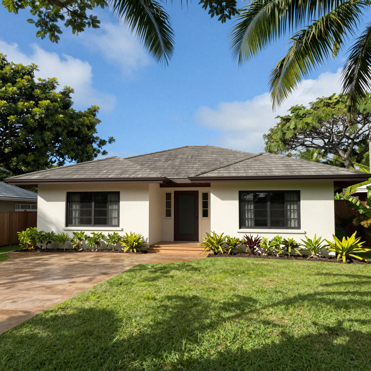 Custom home in Hawaii blending architecture with nature