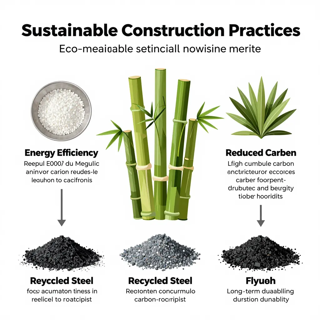 Sustainable Construction Practices Infographic